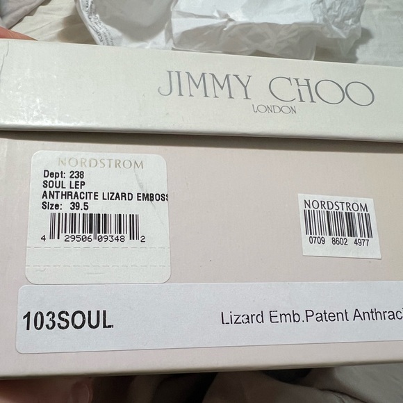 JIMMY CHOO Embossed Lizard Pumps - Picture 13 of 16